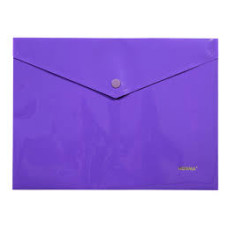 папка з кнопкою, непрозор., А4, 160мкн PР, фіол., 5017, NORMA