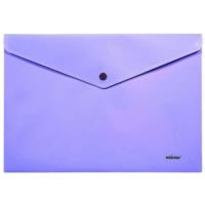 папка з кнопкою, непрозор., А4, 160мкн PР, рожева., 5017-97, NORMA