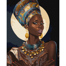 Набір для розпису по номерах "Чарівний погляд" 40х50см KHO2530