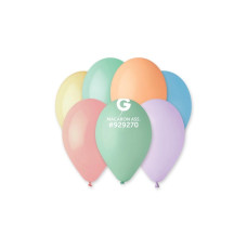 Куля латексна  Gemar G110 "Macaron" - асорті 12'В упаковці 100шт