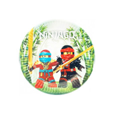 Тарілка маленька "Ninjago БАМБУК",10шт