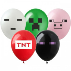 Латексна кулька Арт-SHOW "Майнкрафт ТНТ" 12' (1 ст)100шт