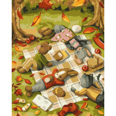 Набір для розпису по номерах "Книжковий клуб" 40×50 см KHO6542