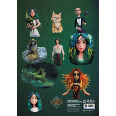 Мавка. Набір наліпок. СТІКЕР-ПАК 1. Берегиня лісу (У)(24)