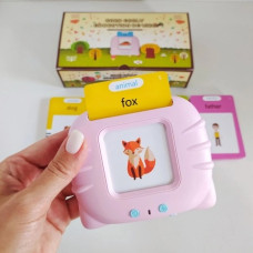 Інтерактивний дитячий планшет 112 карточок Монтессорі для вивчення