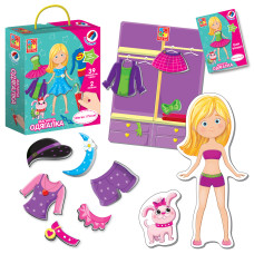 Гра настільна Vladi Toys магнітна одягалка. Меган і Поллі VT3702-11 (укр)