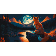 Набір для розпису "Нічний спокій" 40×80 см 11525-AC