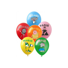 Латексна кулька Арт-SHOW "Найкращі побажання" 12' (1 ст  5 кольорів) (100шт)