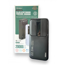 Порт. ак.- повербанк Power Bank INKAX PBQ-09 на 20000mAh (22,5W) швидка зарядка три шнура індикація заряду .
