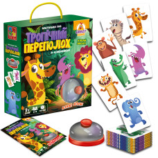 Гра настільна Vladi Toys зі дзвоником. Тропічний переполох VT8010-13 (укр)