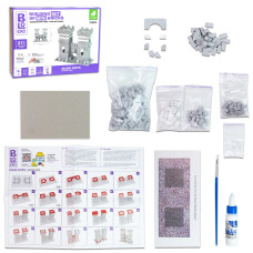 Будівельний набір для творчості з міні-цеглинок BLOCKY Вартова Брама Strateg (31007)