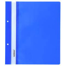 папка-швидк., А5, 120/160мкн PР, пр.верх, з перф., син.,глянц., 5264, NORMA