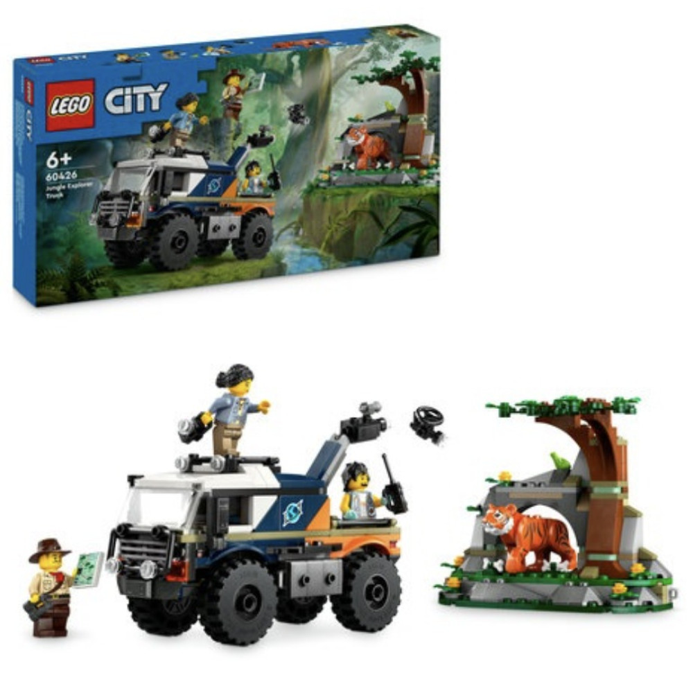 Конструктор Позашляховик для дослідження джунглів 314 дет LEGO City 86014