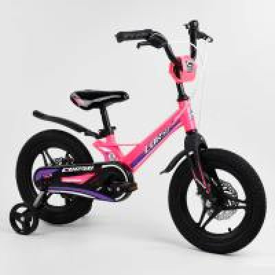 Велосипед 14" дюймів 2-х колісний "CORSO" MG-04064, магн рама, литі диски, диск гальма