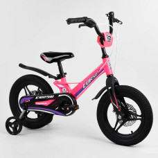 Велосипед 14" дюймів 2-х колісний "CORSO" MG-04064, магн рама, литі диски, диск гальма