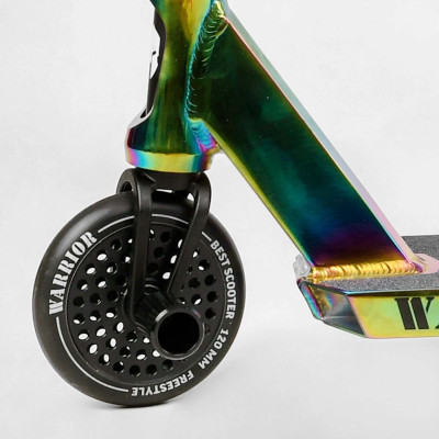 Самокат трюковий Т-40565 Best Scooter "Warrior", HIC-система, ПЕГІ, алюмінієвий диск та дека, колеса PU, d=120мм, ширина керма 58 см