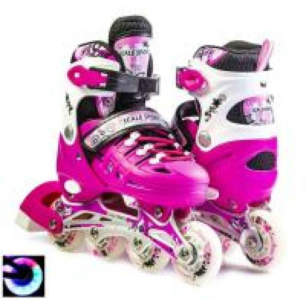 Ролики Scale Sports Pink LF 905, розмір 29-33