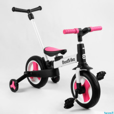 Велосипед-трансформер Best Trike 55475 (1) колеса PU 10'', батьківська ручка, знімні педалі