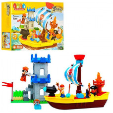 Конструктор JDLT 5269 "Замок піратів", 60 деталей