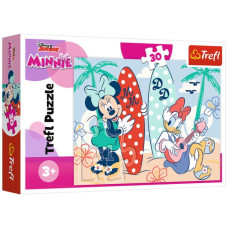 Пазли - (30 елм.) - "Барвиста Міні" / Дісней: Міні/Trefl