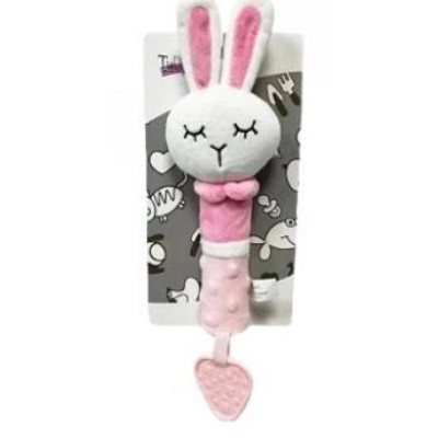 Брязкальце-пищалка з прорізувачем Зайчик 9240