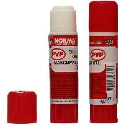 клей-олівець, 9г, PVP, 4627, NORMA