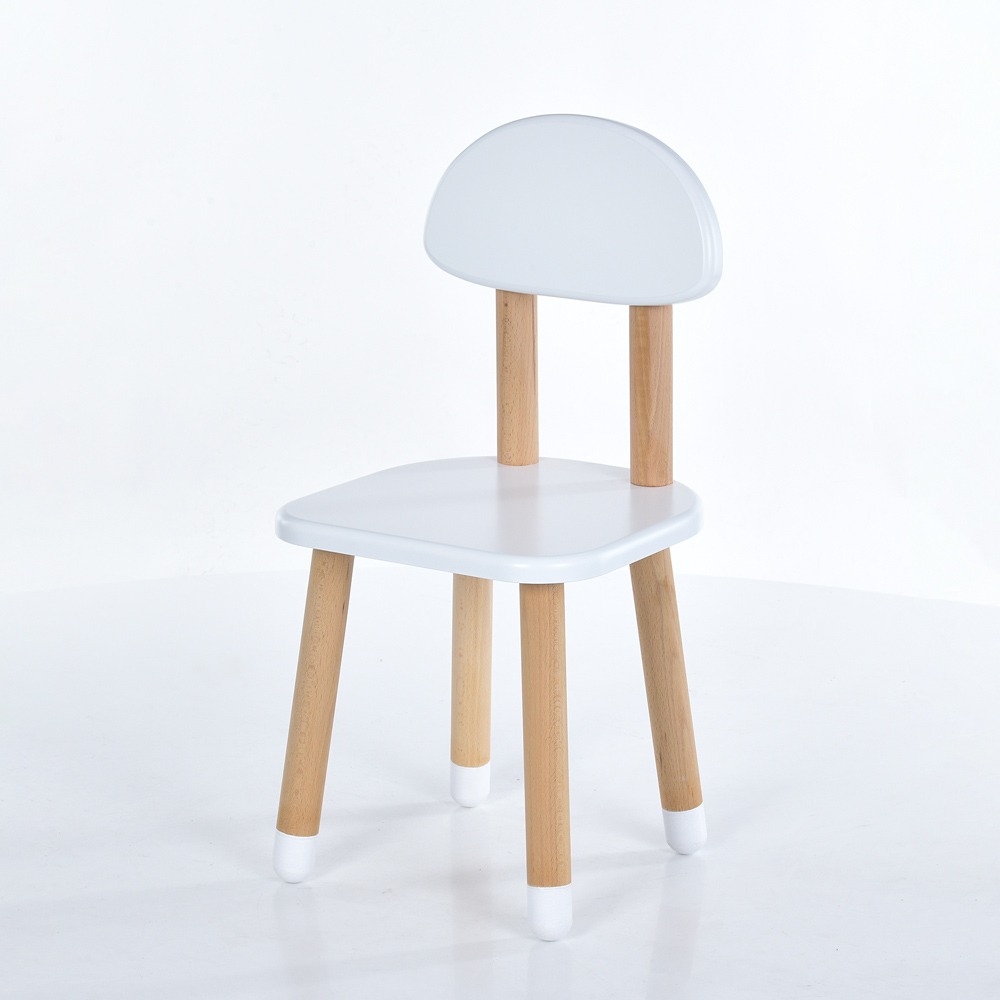 Стільчик ARINWOOD Комбі Класік Білий 04-5C1