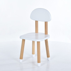 Стільчик ARINWOOD Комбі Класік Білий 04-5C1