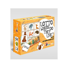 Розвиваюча настільна гра "Лото англійська Де вони живуть?/Lotto Where do they live?" 2132Y