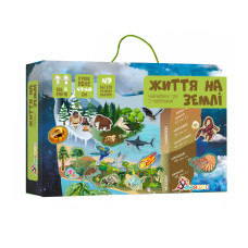 Гра навчальна з багаторазовими наліпками "Життя на землі" KP-009