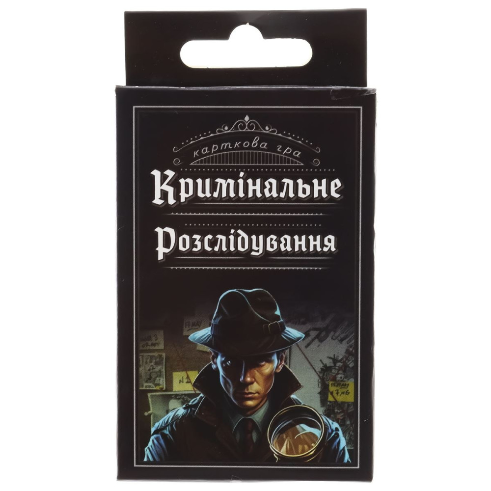 Карткова гра Strateg Кримінальне розслідування розважальна українською мовою (30418)