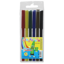 фломастери "Смайли" , 6 кол., 5-101/1, БАРВ