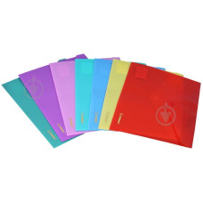 папка з кнопкою, непрозор. кол. в ас., В5, 160 мкн PР, 5019, NORMA