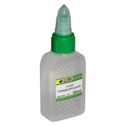 клей силiкатний, 50мл, 4-336, 4OFFICE