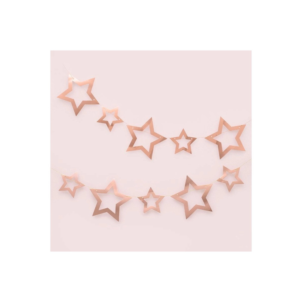 Вивіска Зірки декор рожеве золото 13232V