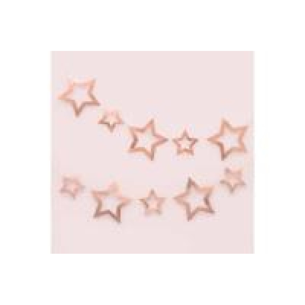 Вивіска Зірки декор рожеве золото 13232V