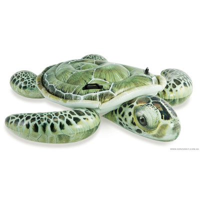 Intex Плотик 57555 NP "Черепаха" (4) от 3 лет, размером 191х170см