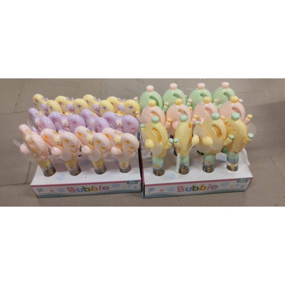 Вентилятор дитячий  мильні  бульбашки міrc видів 12уп