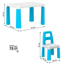 Дитячий стіл з двома стільцями ТехноK, арт.0471