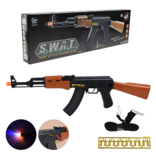 Автомат арт. АК47-1 (72шт/2) батар. світло. короб.,47*14,5*4см