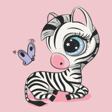 Набір для розпису "Зебра" 30×30 см 15085-AC