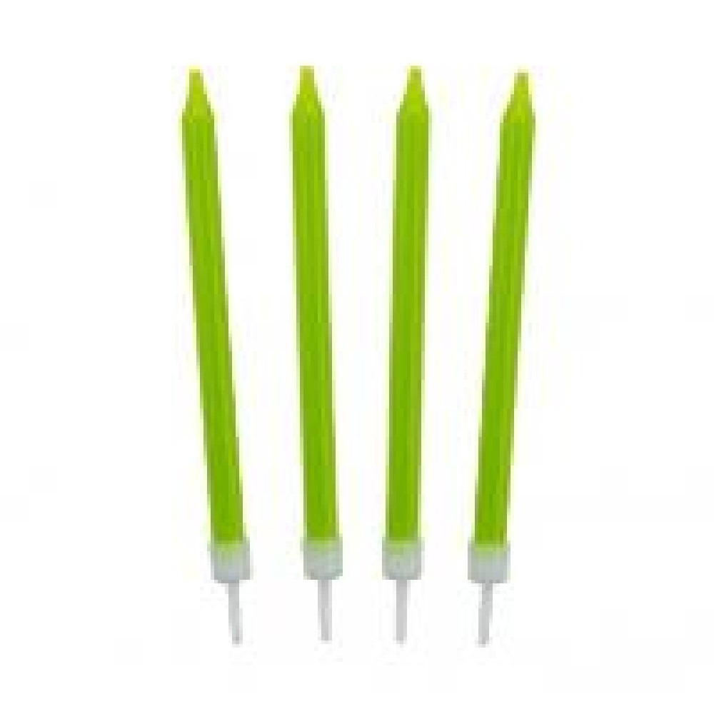 Свічки, класичні салатові, 10 шт/уп