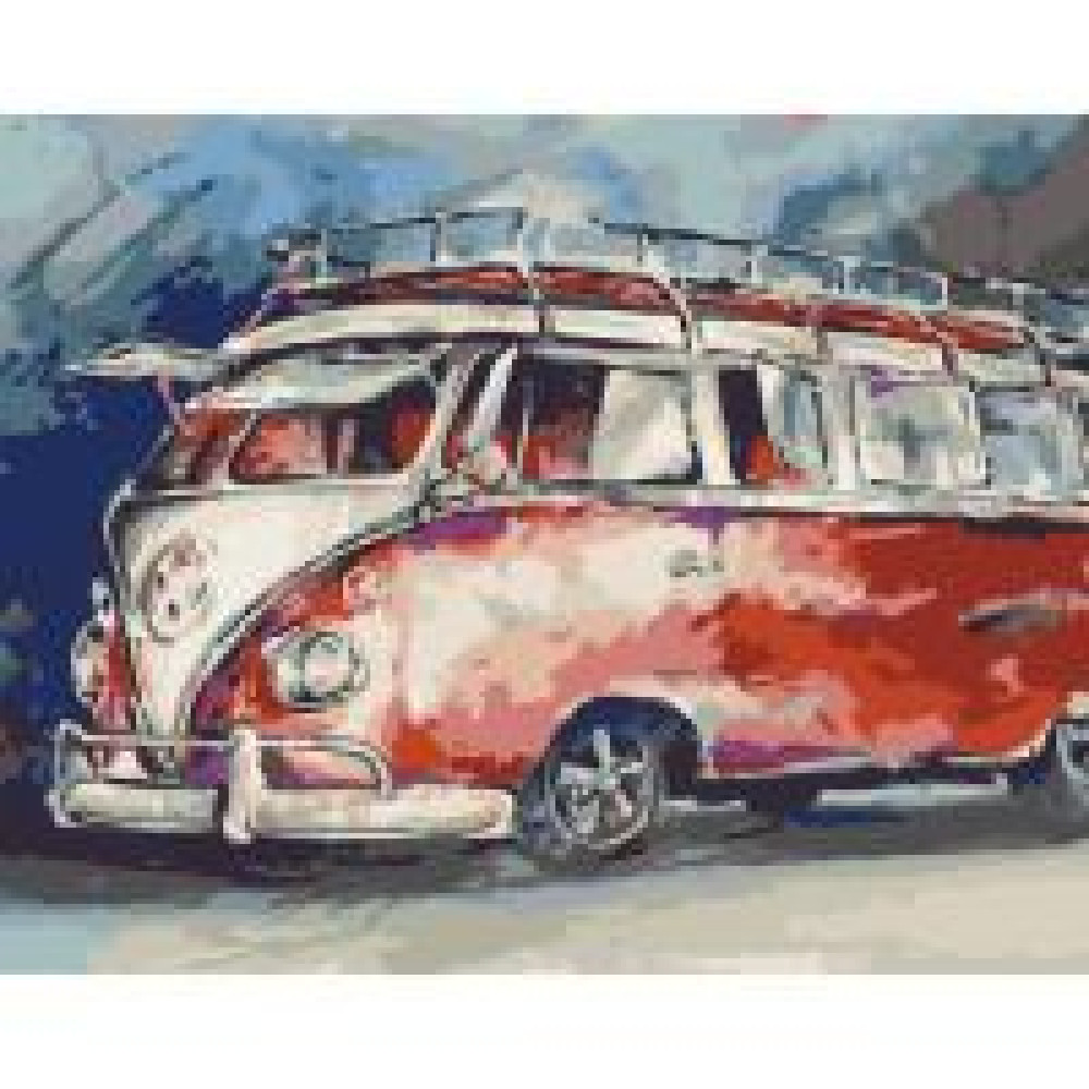 Набір для розпису "Легендарне авто" 40×50 см 12500-AC