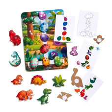 Гра на липучці з картками "Долина динозаврів" (320x230x20 мм) PCF038