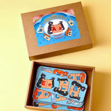 Котики з літерами Знайди велику та малу літеру (290x220x60 мм) PCD247