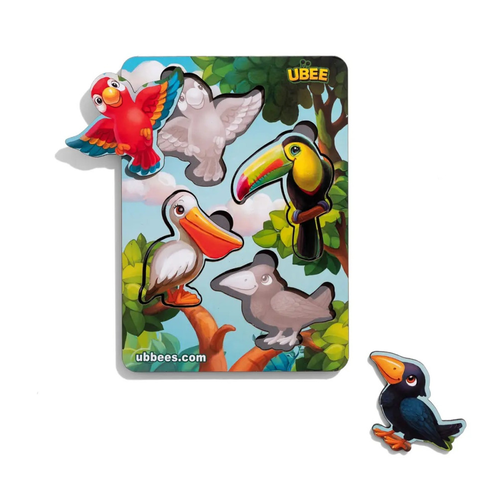 Вкладиші "Птахи" (фон із підказкою) (160x120x6 мм) PCF062
