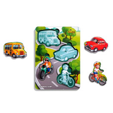 Пазл "Транспорт - 2" (фон із підказкою) (160x120x6 мм) PCF115