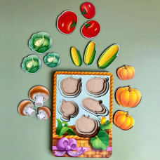 Вкладиші більш-менш "Кошик з овочами - 2" (230x160x12 мм) PCF043