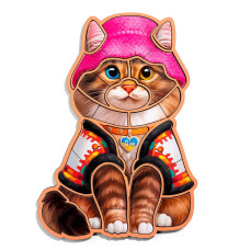 Контурний пазл "Український котик" (320x230x6 мм) PCF136