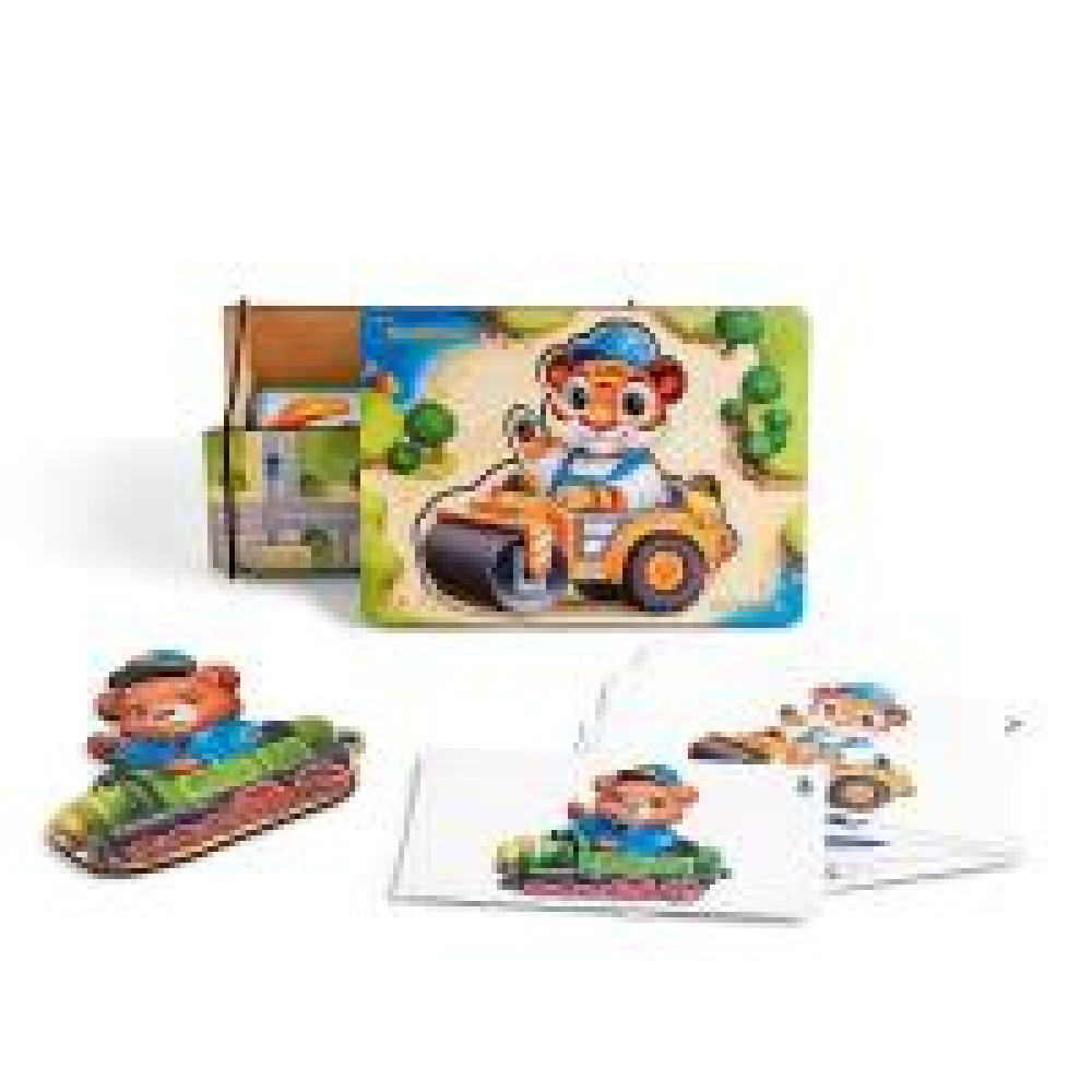 Гра з картками "Веселі водії" (175x120x65 мм) PCF080